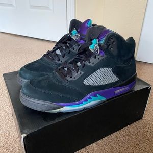 Retro Jordan 5- Black Grape